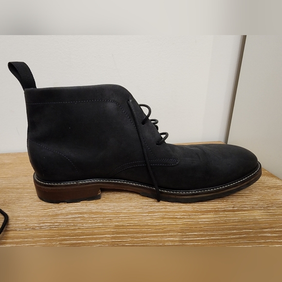 Men's Cole Haan Berkshire Lug Chukka Boots size 11 Waxy Black-Truffle pre-owned - Picture 4 of 12